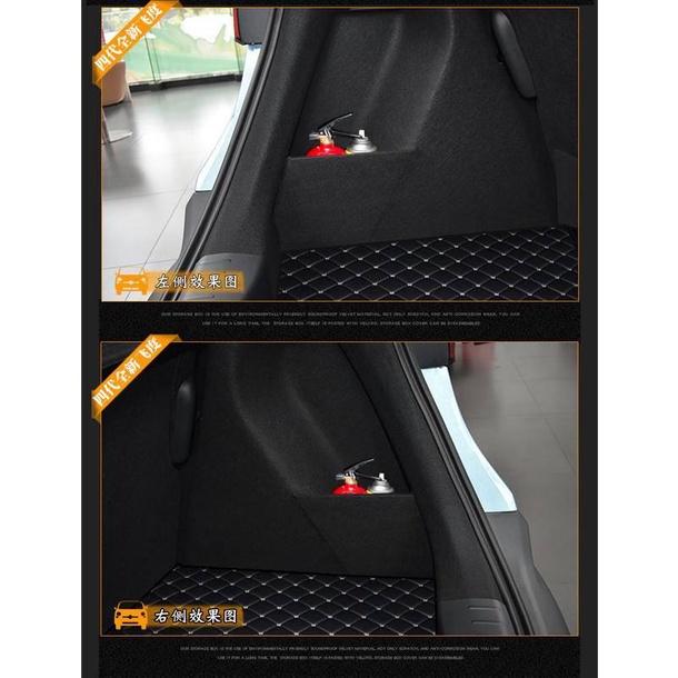 Honda本田 21款 FIT 四代 後備箱收納擋板 防水耐磨 改裝儲物箱 整理盒 隔板袋 置物擋板-細節圖2