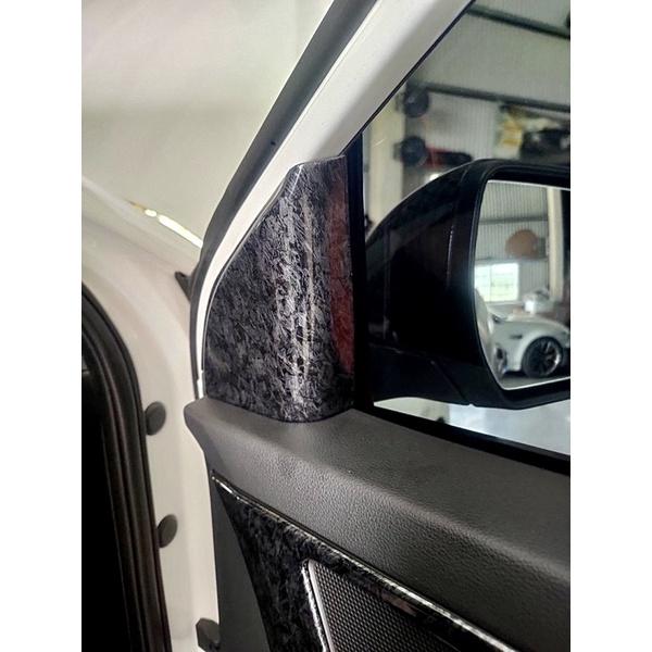 -Elantra SPORT 鍛造碳車門前三角裝飾框領動專用車窗內三角電鍍亮片貼內飾改裝 SUPER ELANTRA-細節圖2