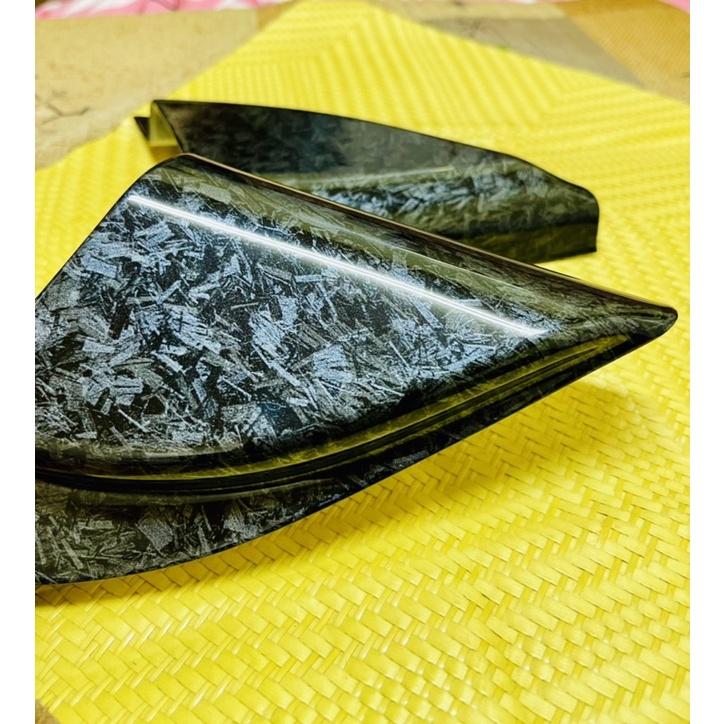 -Elantra SPORT 鍛造碳車門前三角裝飾框領動專用車窗內三角電鍍亮片貼內飾改裝 SUPER ELANTRA-細節圖5