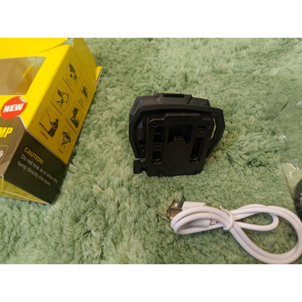 全新未使用 FAST頭燈戰術頭盔 多檔位 XPE+COB強光 防水設計 感應信號燈 TYPE-C 充電-細節圖5