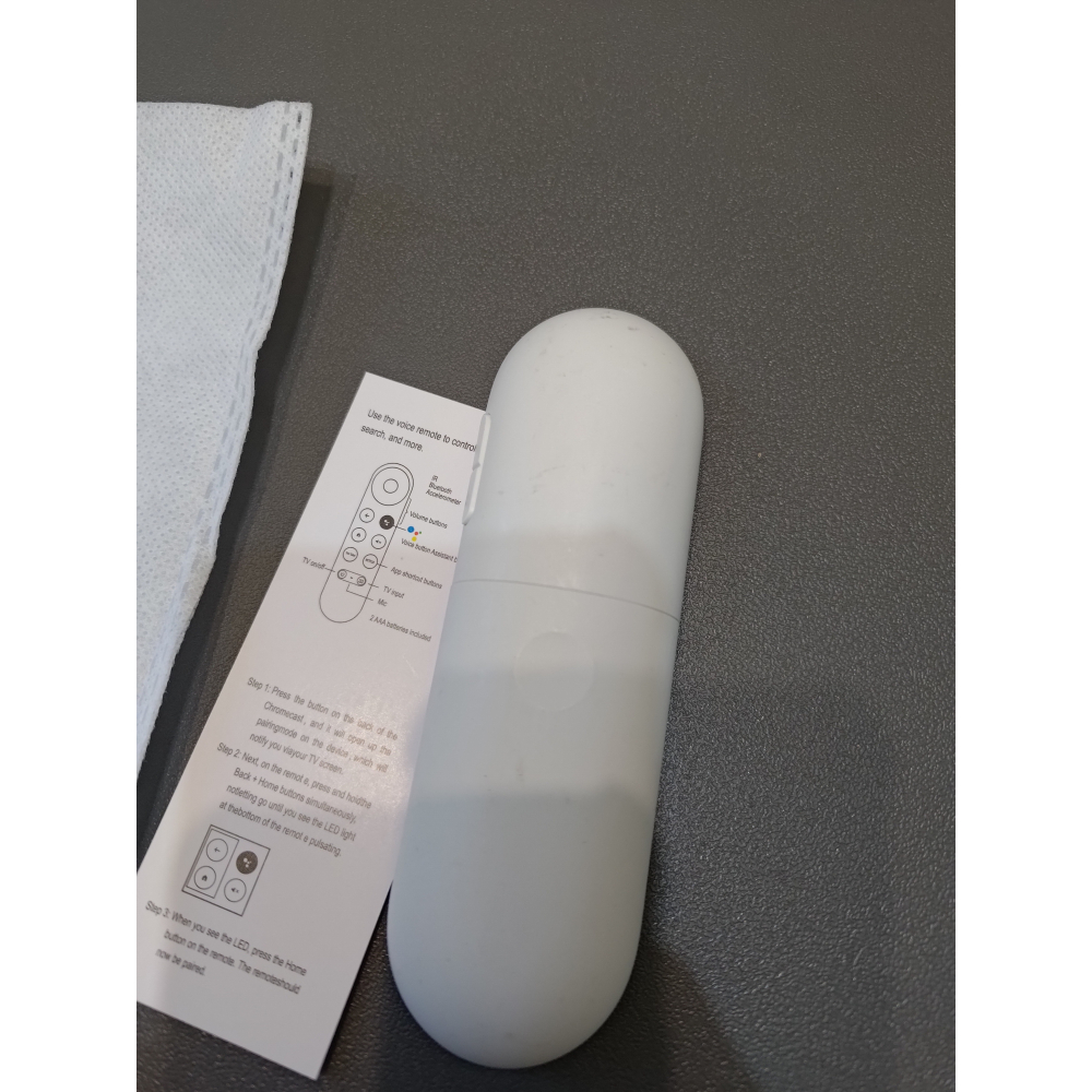 二手良品 原廠9成新 台灣現貨 Chromecast with Google TV 第四代控制器 遙控器-細節圖3