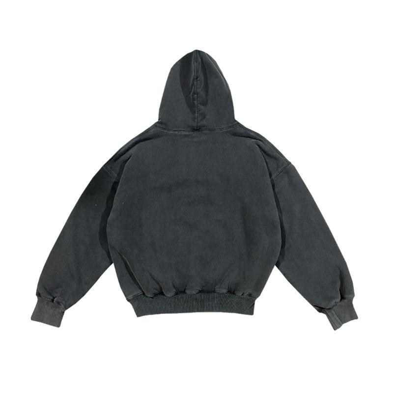 復古 水洗 KANYE TRAVIS HOODIE 連帽 長袖 帽TEE-細節圖2