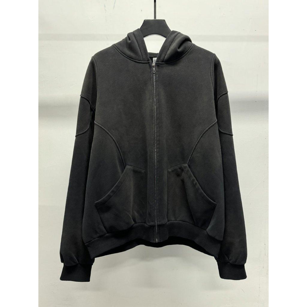 復古 水洗 做舊 HOODIE 潮流 上衣 連帽 長袖 帽TEE-細節圖2