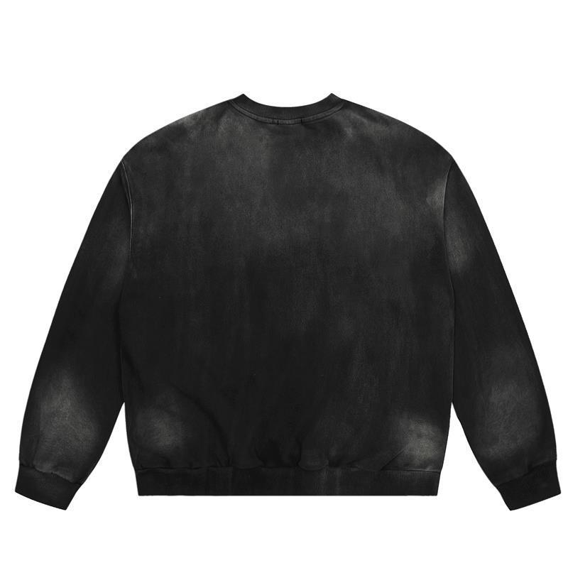 復古 水洗 塗鴉 潮流 上衣 T-SHIRT 長袖 TEE-細節圖2