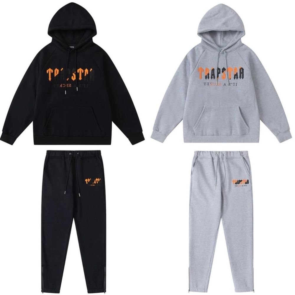 冬季套裝 HOODIE 絨毛 字母 刺繡 秋冬 長褲 連帽 長袖 帽TEE-細節圖2