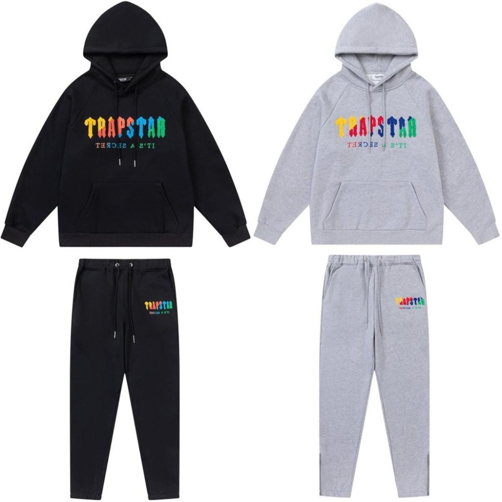 冬季套裝 HOODIE 絨毛 字母 刺繡 秋冬 長褲 連帽 長袖 帽TEE-細節圖8