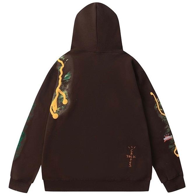 KANYE TRAVIS TRAILS HOODIE 字母 潮流 上衣 連帽 長袖 帽TEE-細節圖2
