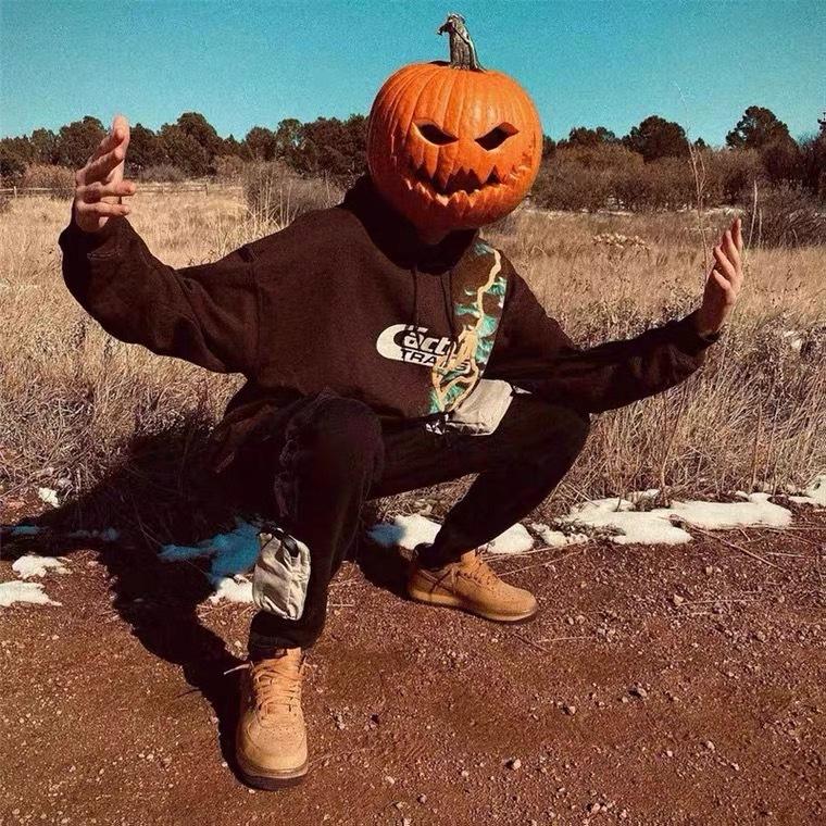 KANYE TRAVIS TRAILS HOODIE 字母 潮流 上衣 連帽 長袖 帽TEE-細節圖4