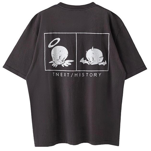 復古 水洗 HOLY GHOST NEIL YOUNG 山羊頭 小天使 潮流 上衣 T-SHIRT 短袖 TEE-細節圖3