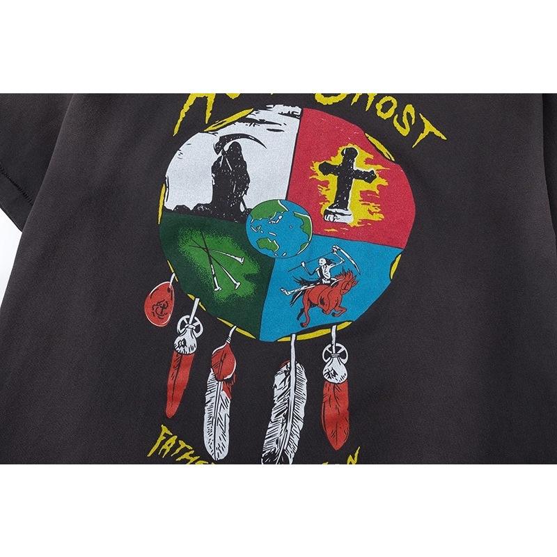 復古 水洗 HOLY GHOST NEIL YOUNG 山羊頭 小天使 潮流 上衣 T-SHIRT 短袖 TEE-細節圖7