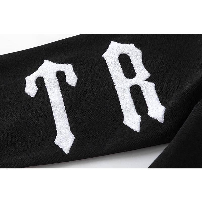 漸層 絨布 刺繡 字母 trapstar HOODIE 連帽 長袖 帽TEE-細節圖5