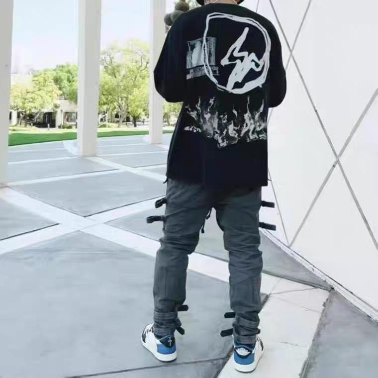 TRAVIS 字母 閃電 塗鴉 潮流 上衣 LONG SLEEVE 長袖 TEE-細節圖3