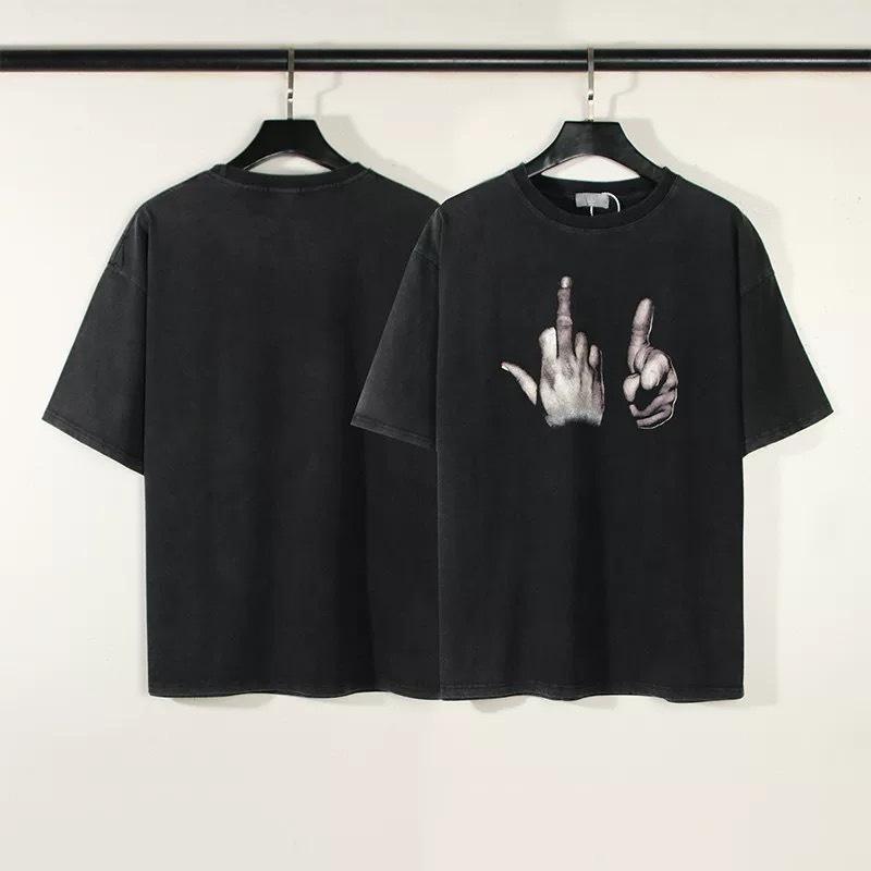 嘻哈歌手 手勢 A$AP Rocky 潮流 上衣 T-SHIRT 短袖 TEE-細節圖2