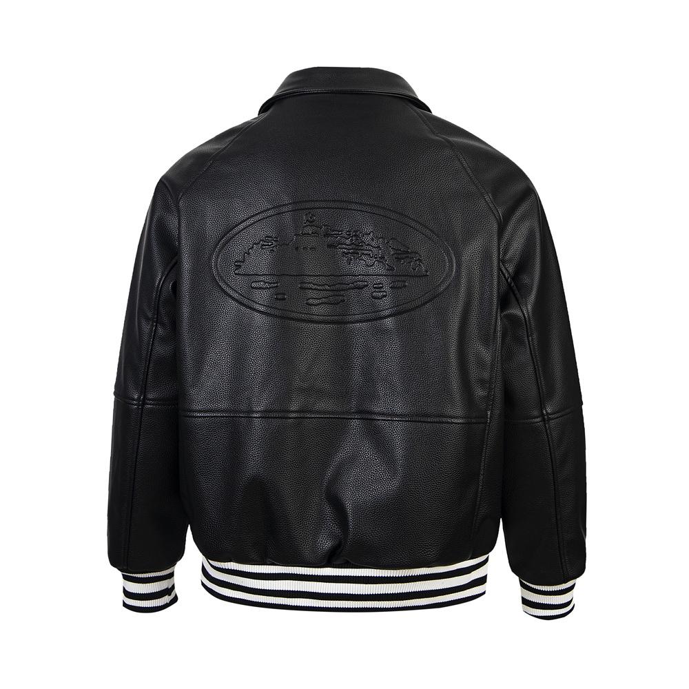 加厚 保暖 潮流 PU皮 皮革 Jacket 夾克 外套-細節圖2