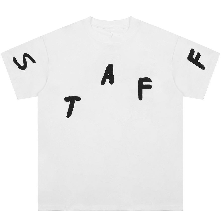 KANYE TRAVIS STAFF 字母 潮流 上衣 T-SHIRT 短袖TEE-細節圖3