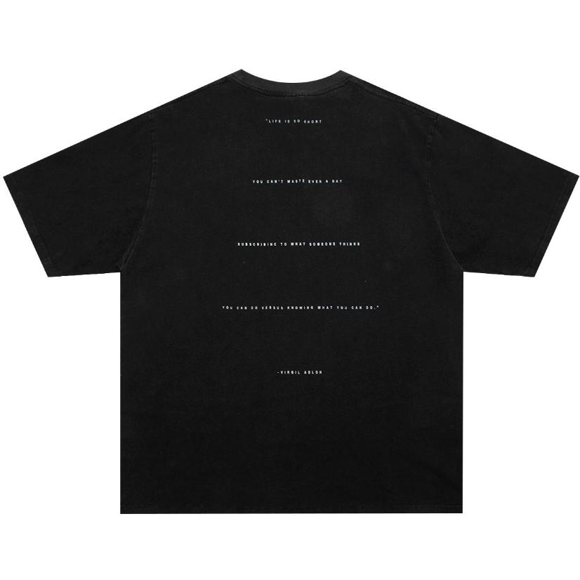 嘻哈歌手 人像 圖案 潮流 T-SHIRT 短袖 TEE-細節圖2