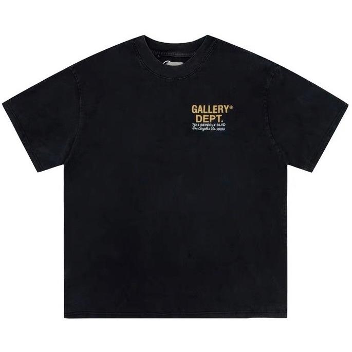 復古 水洗 字母 燙金 汽車 人臉 gallery dept 潮流 上衣 T-SHIRT 短袖TEE-細節圖2