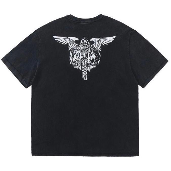 HEAVEN HELL 惡靈 骷髏 騎士 LOGO 字母 潮流 上衣 T-SHIRT 短袖 TEE-細節圖2