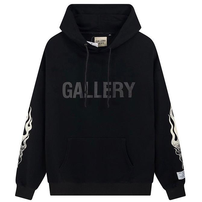 SWEATSHIRT HOODIE FLAMES 火焰 gallery dept 上衣 連帽 帽TEE 長袖-細節圖3