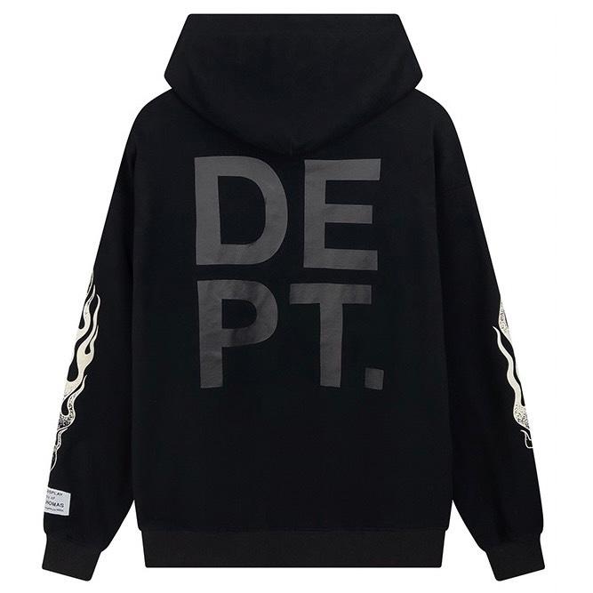 SWEATSHIRT HOODIE FLAMES 火焰 gallery dept 上衣 連帽 帽TEE 長袖-細節圖4