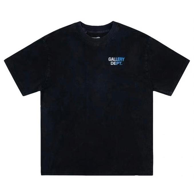 復古 水洗 字母 漸層色 潮流 上衣 T-SHIRT 短袖 TEE-細節圖4