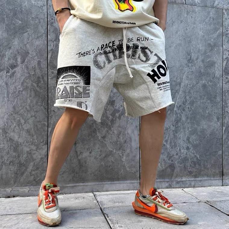 SHORTS 聯名 字母 圖案 rrr123 潮流 休閒褲 短褲-細節圖3