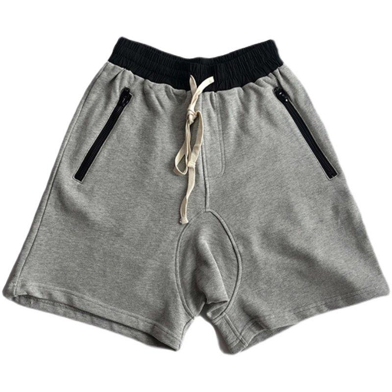 SHORTS ZIPPER 拉鍊 口袋 潮流 口袋 寬鬆 休閒褲 短褲-細節圖5