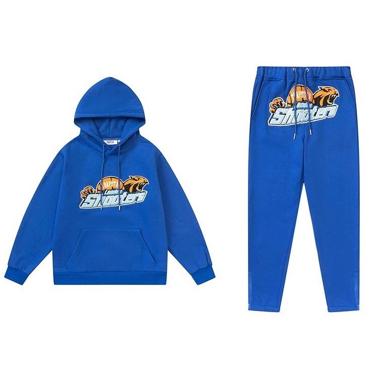 SWEATSHIRT HOODIE 刺繡 SHOOTERS 黑豹 連帽 長袖 帽TEE 長褲 套裝-細節圖4