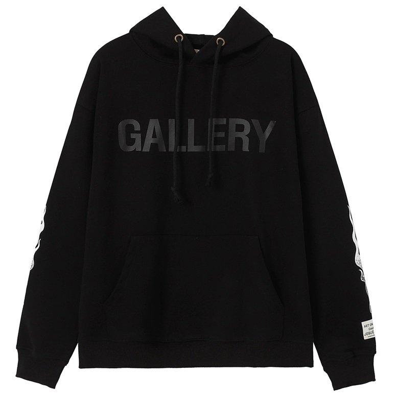 SWEATSHIRT HOODIE 火焰 字母 gallery dept 上衣 連帽 長袖 帽TEE-細節圖2
