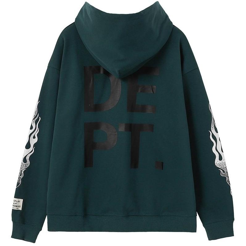 SWEATSHIRT HOODIE 火焰 字母 gallery dept 上衣 連帽 長袖 帽TEE-細節圖3