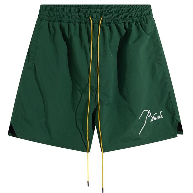 SHORTS 字母 刺繡 BERMUDA 潮流 休閒褲 沙灘褲 短褲-細節圖4