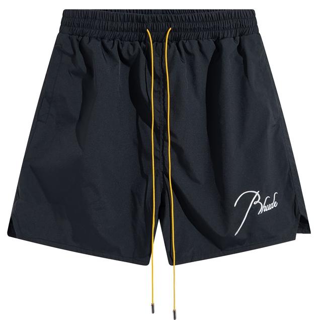 SHORTS 字母 刺繡 BERMUDA 潮流 休閒褲 沙灘褲 短褲-細節圖5