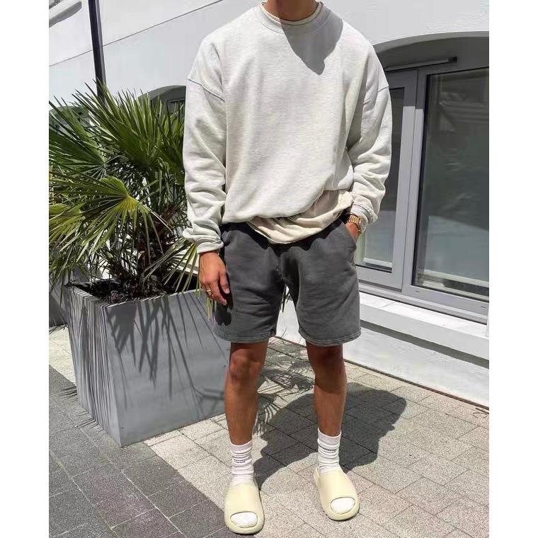 SHORTS 復古 水洗 休閒褲 五分褲 短褲-細節圖7