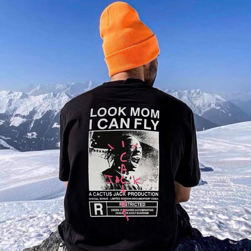 KANYE TRAVIS LOOK MOM I CAN FLY 咆嘯 潮流 上衣 T-SHIRT 短袖 TEE-細節圖3
