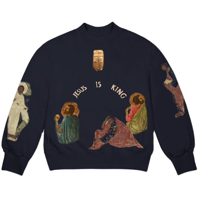KANYE WEST JESUS IS KING CREWNECK 宗教 潮流 上衣 長袖 TEE-細節圖3
