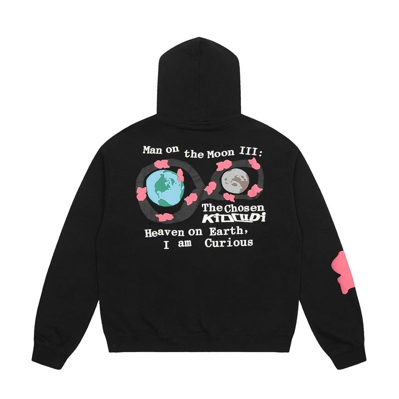 KANYE TRAVIS 字母 塗鴉 彩虹 發泡字 Hoodie 連帽 長袖 帽TEE-細節圖3