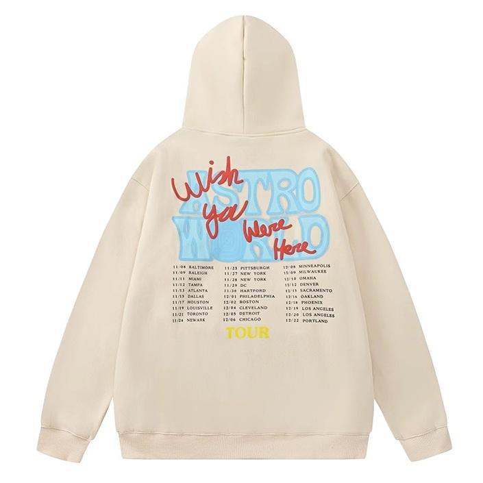 SWEATSHIRT HOODIE TRAVIS KANYE 閃電 字母 潮流 連帽 長袖 帽TEE-細節圖5
