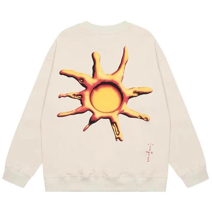 TRAVIS SCOTT CACTUS JACK DLTLFRT CREWNECK 塗鴉 潮流 長袖 大學 TEE-細節圖2