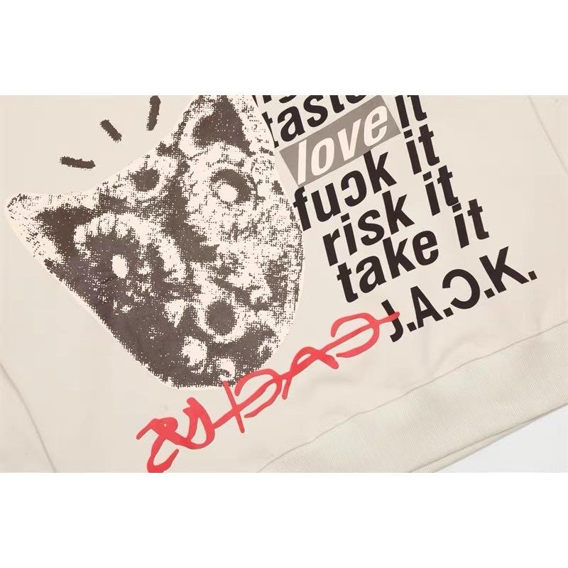 TRAVIS SCOTT CACTUS JACK DLTLFRT CREWNECK 塗鴉 潮流 長袖 大學 TEE-細節圖3