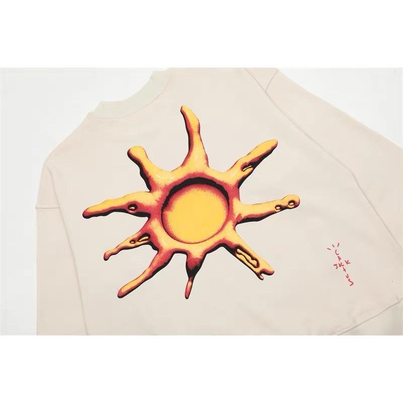 TRAVIS SCOTT CACTUS JACK DLTLFRT CREWNECK 塗鴉 潮流 長袖 大學 TEE-細節圖4