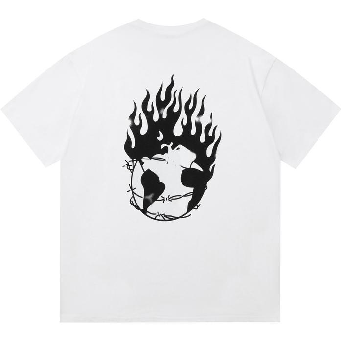 ILLADOX 骷髏 火焰 潮流 上衣 T-SHIRT 短袖 TEE-細節圖3