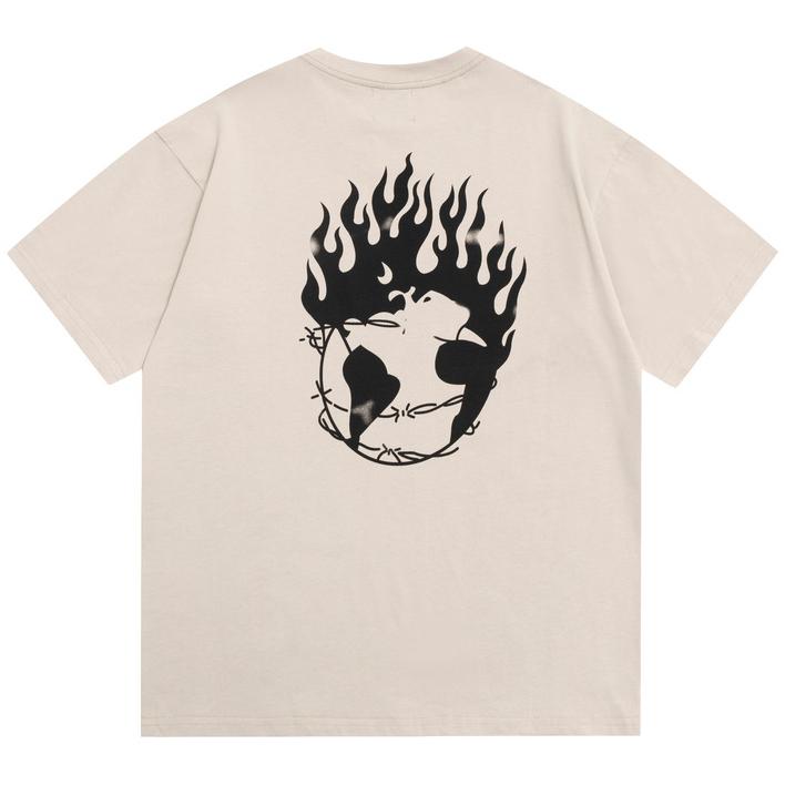 ILLADOX 骷髏 火焰 潮流 上衣 T-SHIRT 短袖 TEE-細節圖5