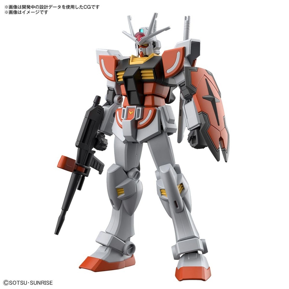 全新現貨 BANDAI 1/144 EG 鋼彈創鬥者 元宇宙 燦陽鋼彈 拉鋼彈 組裝模型-細節圖2