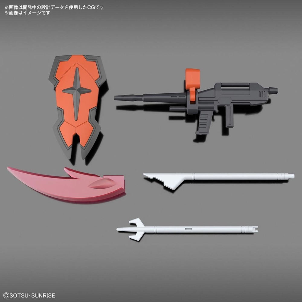 全新現貨 BANDAI 1/144 EG 鋼彈創鬥者 元宇宙 燦陽鋼彈 拉鋼彈 組裝模型-細節圖7