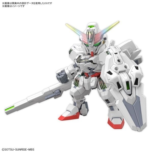 全新現貨 BANDAI SD鋼彈 SDCS 020 異靈鋼彈 水星的魔女 組裝模型-細節圖2