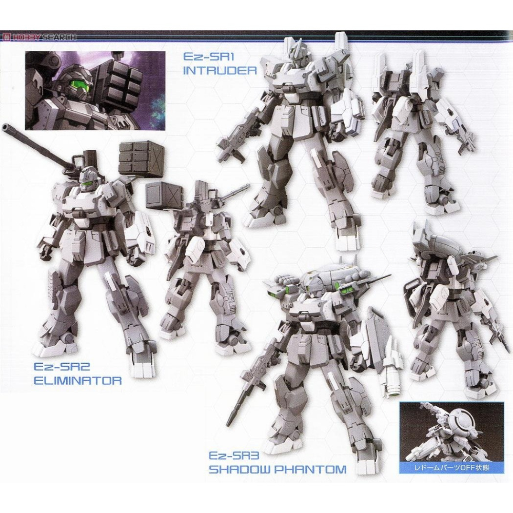 全新現貨 HGBF#21 1/144 鋼彈創鬥者TRY RX-79[G]Ez-SR1 鋼彈EZ-8 改-細節圖2