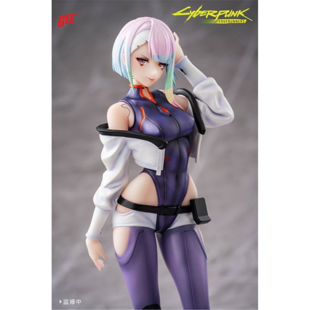 全新現貨 AniMester 大漫匠 1/7 電馭叛客 邊緣行者 露西 PVC 完成品-細節圖5