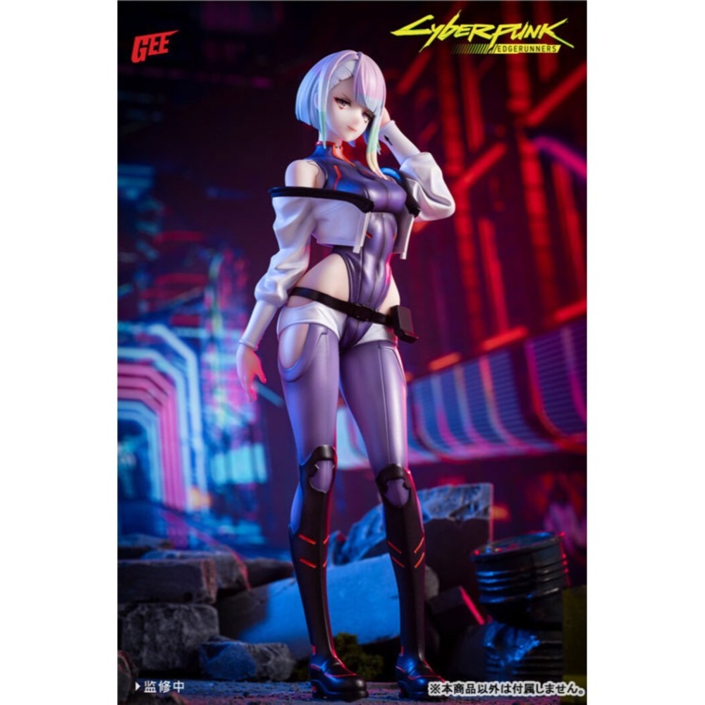 全新現貨 AniMester 大漫匠 1/7 電馭叛客 邊緣行者 露西 PVC 完成品-細節圖6