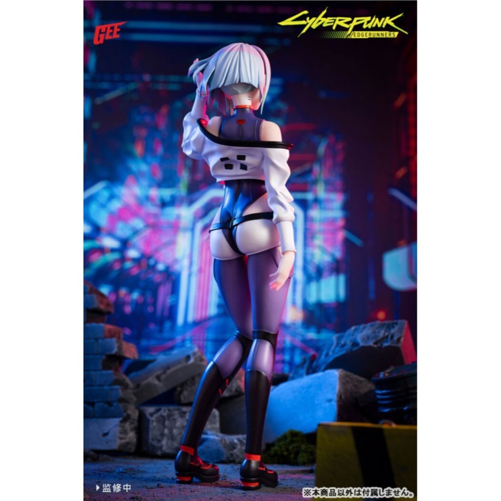 全新現貨 AniMester 大漫匠 1/7 電馭叛客 邊緣行者 露西 PVC 完成品-細節圖7