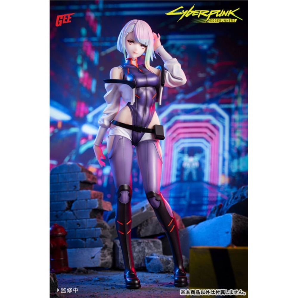 全新現貨 AniMester 大漫匠 1/7 電馭叛客 邊緣行者 露西 PVC 完成品-細節圖8